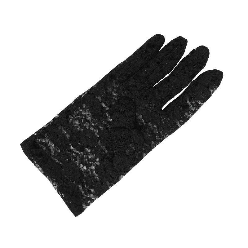 Fiestas Guirca Unisex Adult Lace Gloves / Black